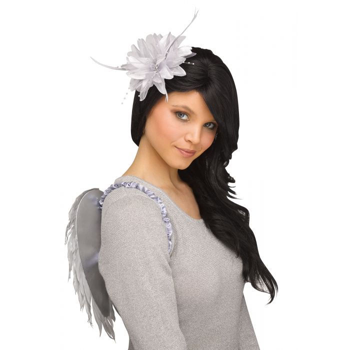 Fantasy Feather Wings - Silver