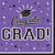 Graduation Lunch Napkins Purple (36 Count)