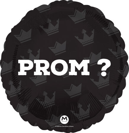 17" Prom? Round Foil Balloon