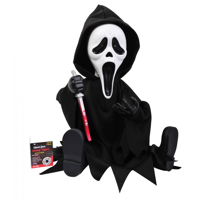 11" Ghost Face® LU Animated Sitting Figure