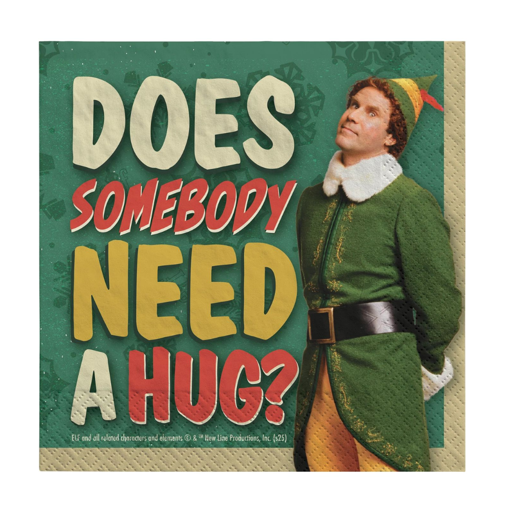 Elf Beverage Napkins