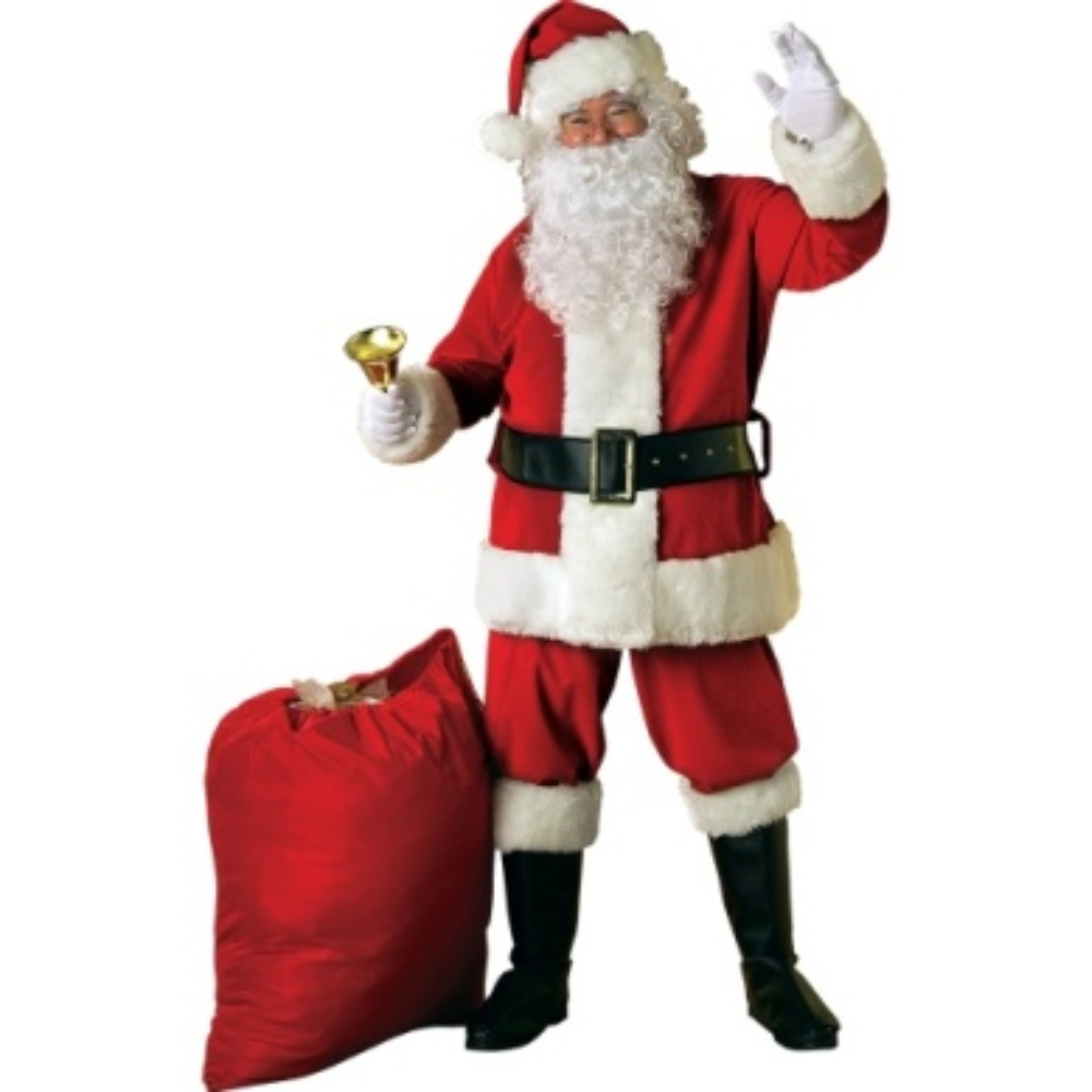 Deluxe Velvet Santa Suit Adult Costume