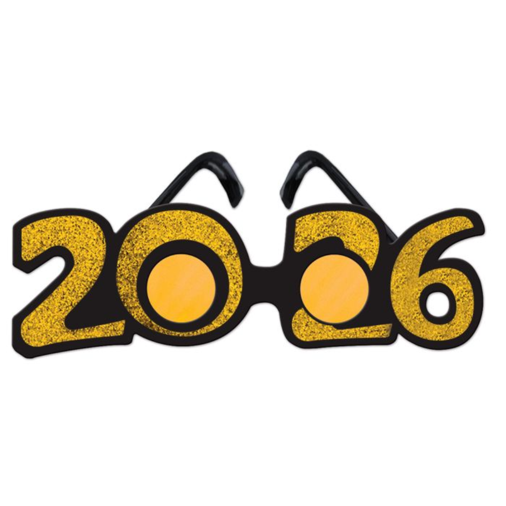 2026 Glittered Plastic Eyeglasses