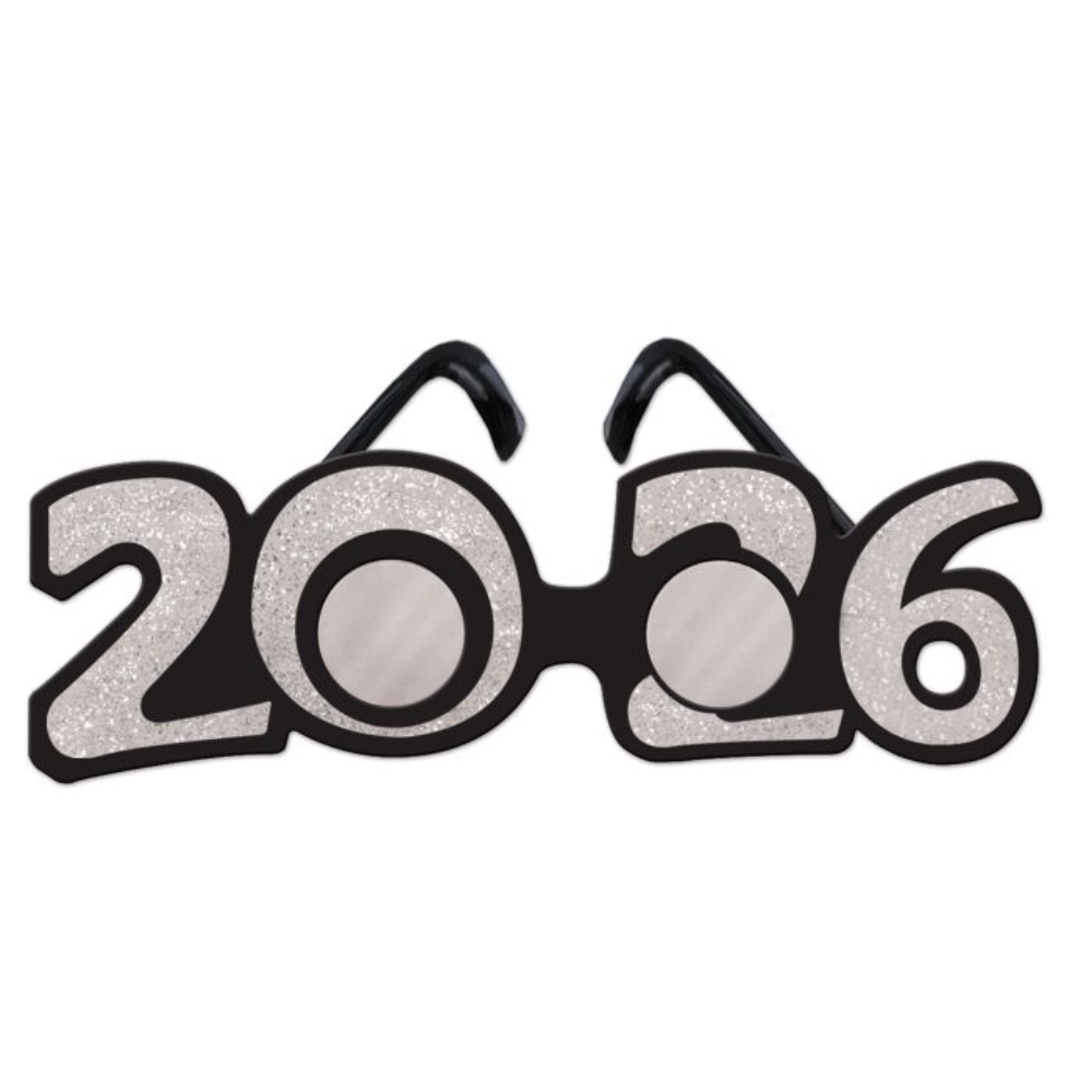 2026 Glittered Plastic Eyeglasses