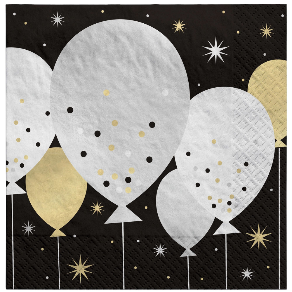 Midnight Cheers Luncheon Napkins