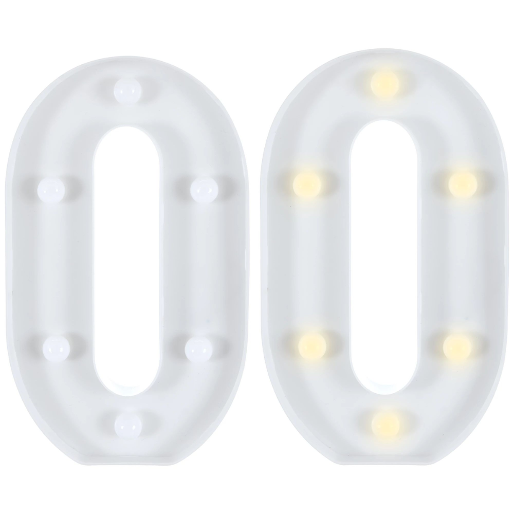 Light-Up Standing Number