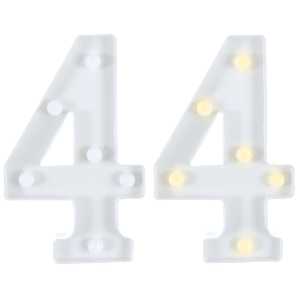 Light-Up Standing Number