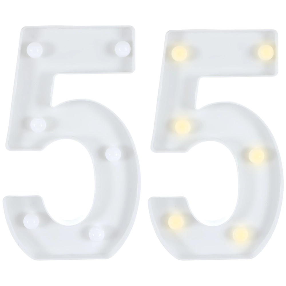 Light-Up Standing Number