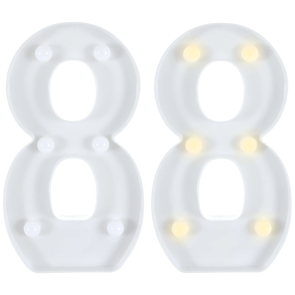 Light-Up Standing Number