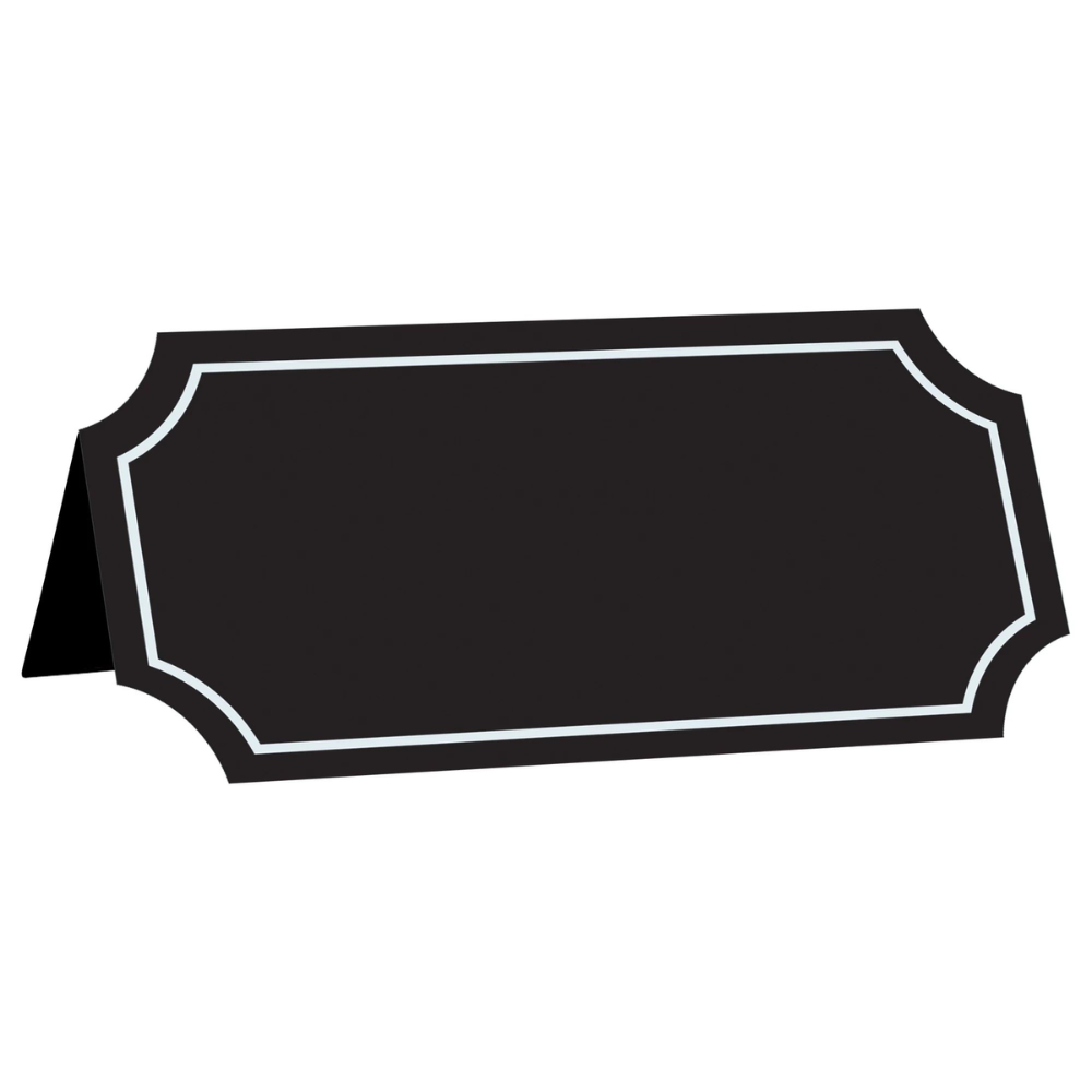 Chalkboard Paper Tent Card