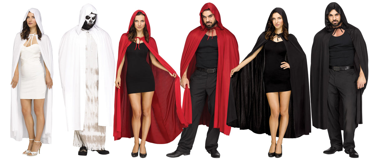 68" Hooded Cape Assortment - Adult