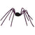 Metallic Stripe Spider 50in Purple