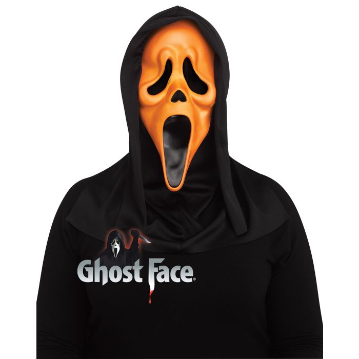 Ghost Face® Fluorescent Mask - Orange