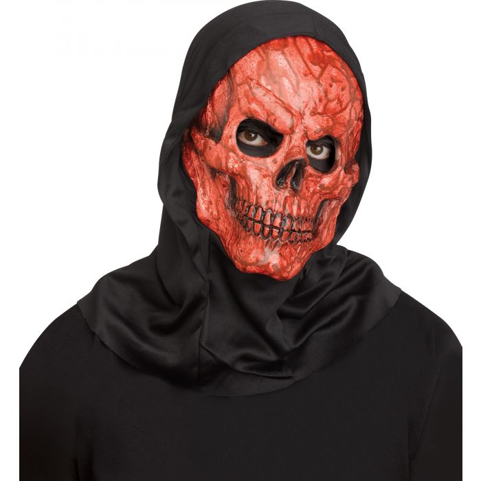 Realistic Skull Mask w/Hood Assortment