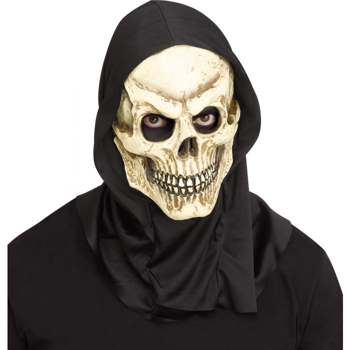 Realistic Skull Mask w/Hood Assortment