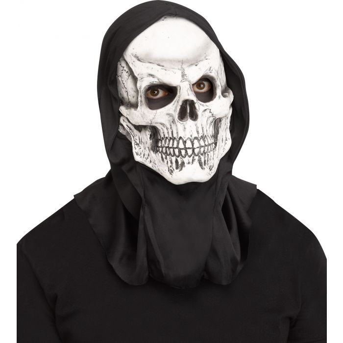 Realistic Skull Mask w/Hood Assortment