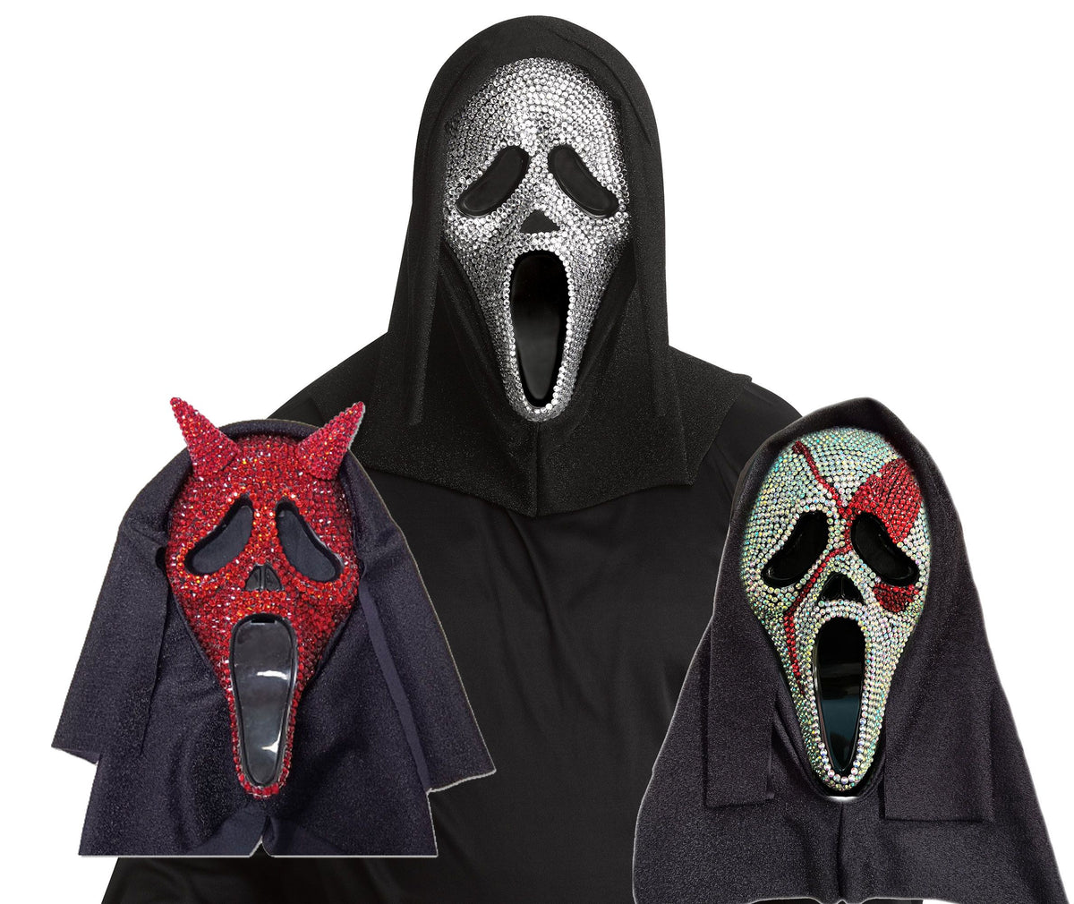 Deluxe Ghost Face® Aged Mask (Copia)