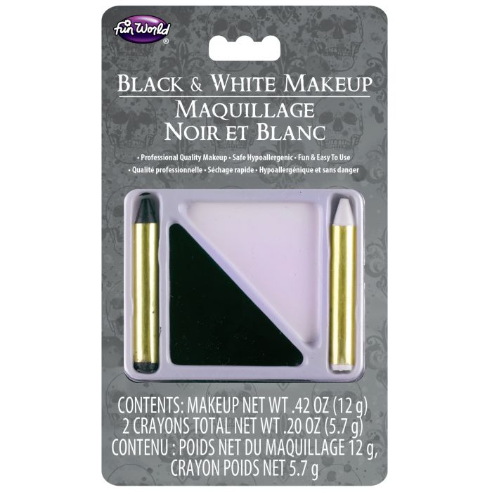 Black &amp; White Makeup