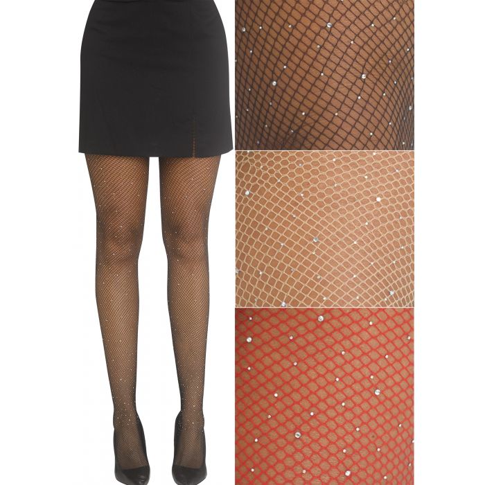 Rhinestone Bling Fishnets - Sold Individually