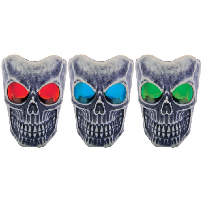 Color Change Skull Votive w/Tea Light
