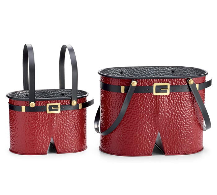 NESTED SANTA PANTS PLANTER