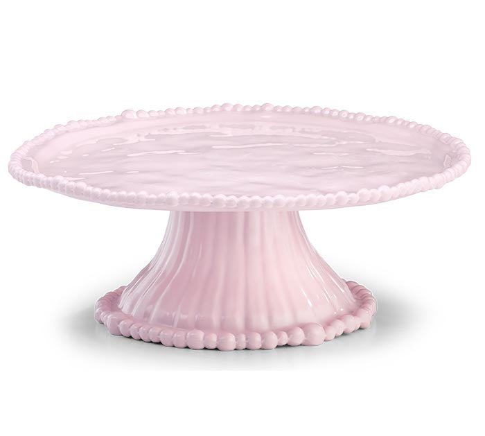 Pink Melamine Cake Plate