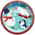 Holiday Fun Paper Lunch Plates