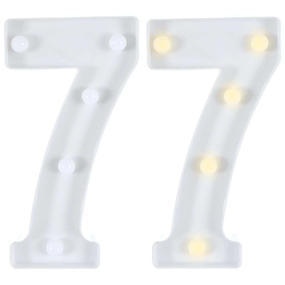 Light-Up Standing Number