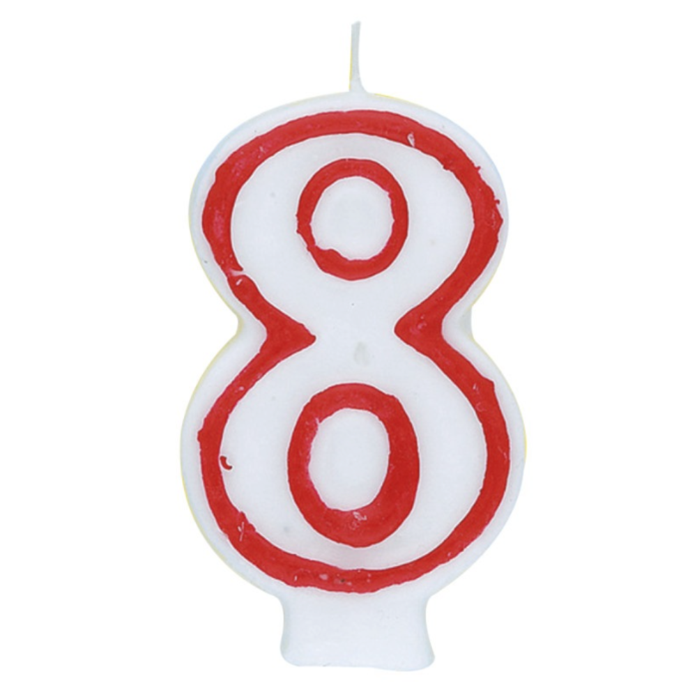 Numbers Deluxe Birthday Candle