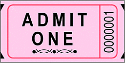 Pink Single Roll Raffle Tickets 2000ct