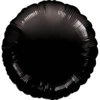 18" Black Round Balloon