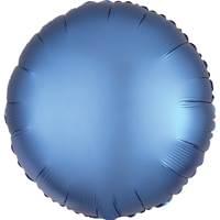 18" Matte Blue Round Balloon