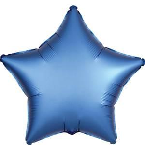 19" Star Chrome Blue Balloon
