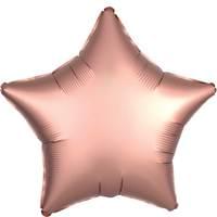 19" Star Chrome Rose Gold Balloon