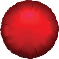 18" Matte Red Round Balloon