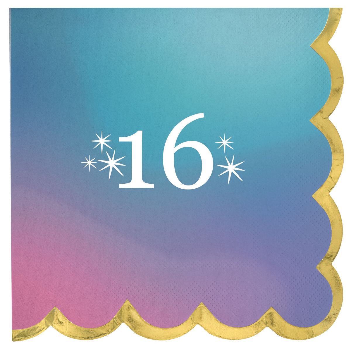 Digital Dream Beverage Napkins - Sixteen