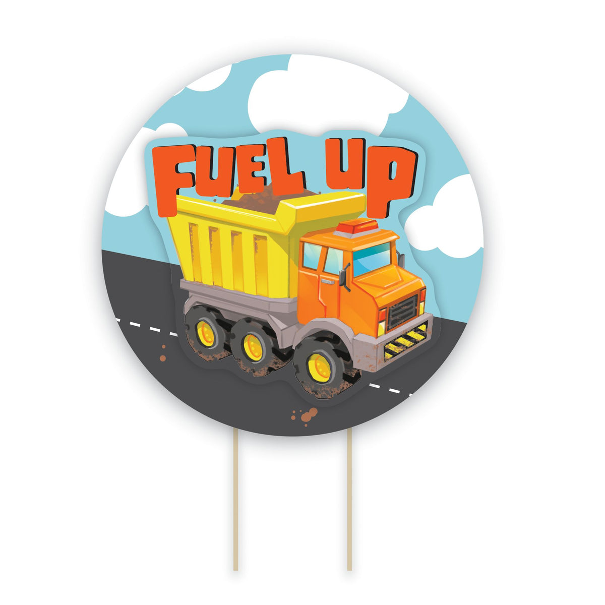 Construction Party Cake Topper