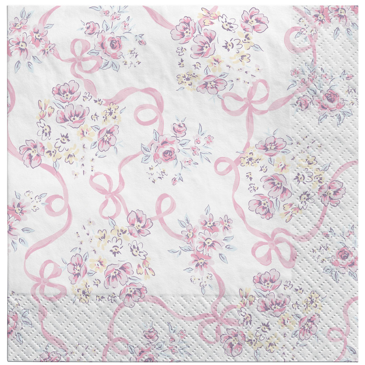 Ribbons And Roses Luncheon Napkins