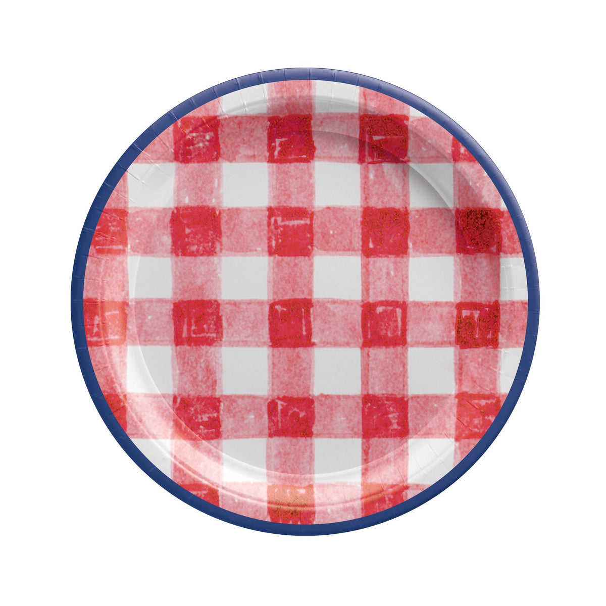 Patriotic Patchwork 7" Round Plates