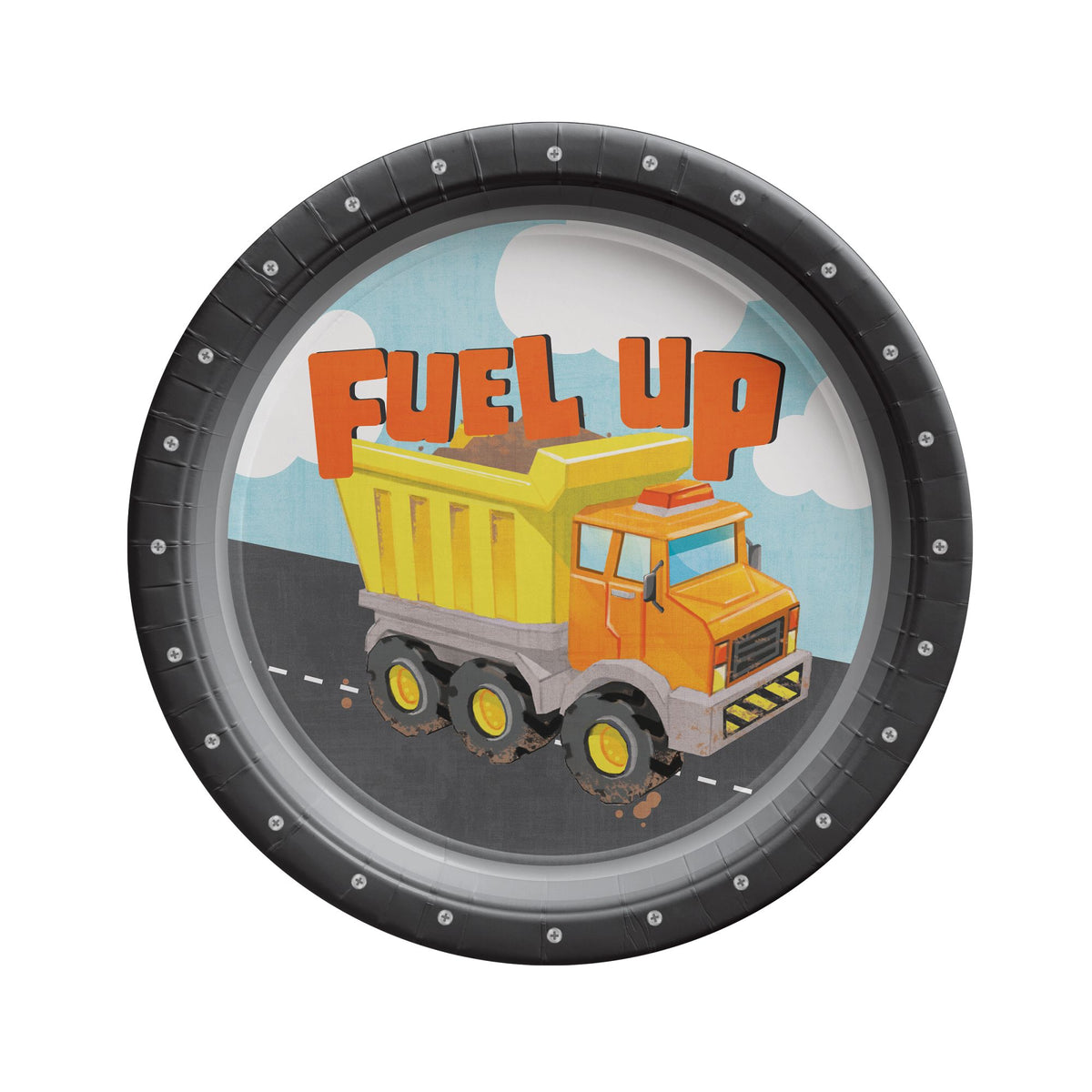 Construction Party 7" Plates