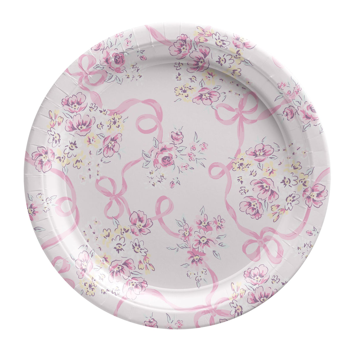 Ribbons And Roses 9" Plates