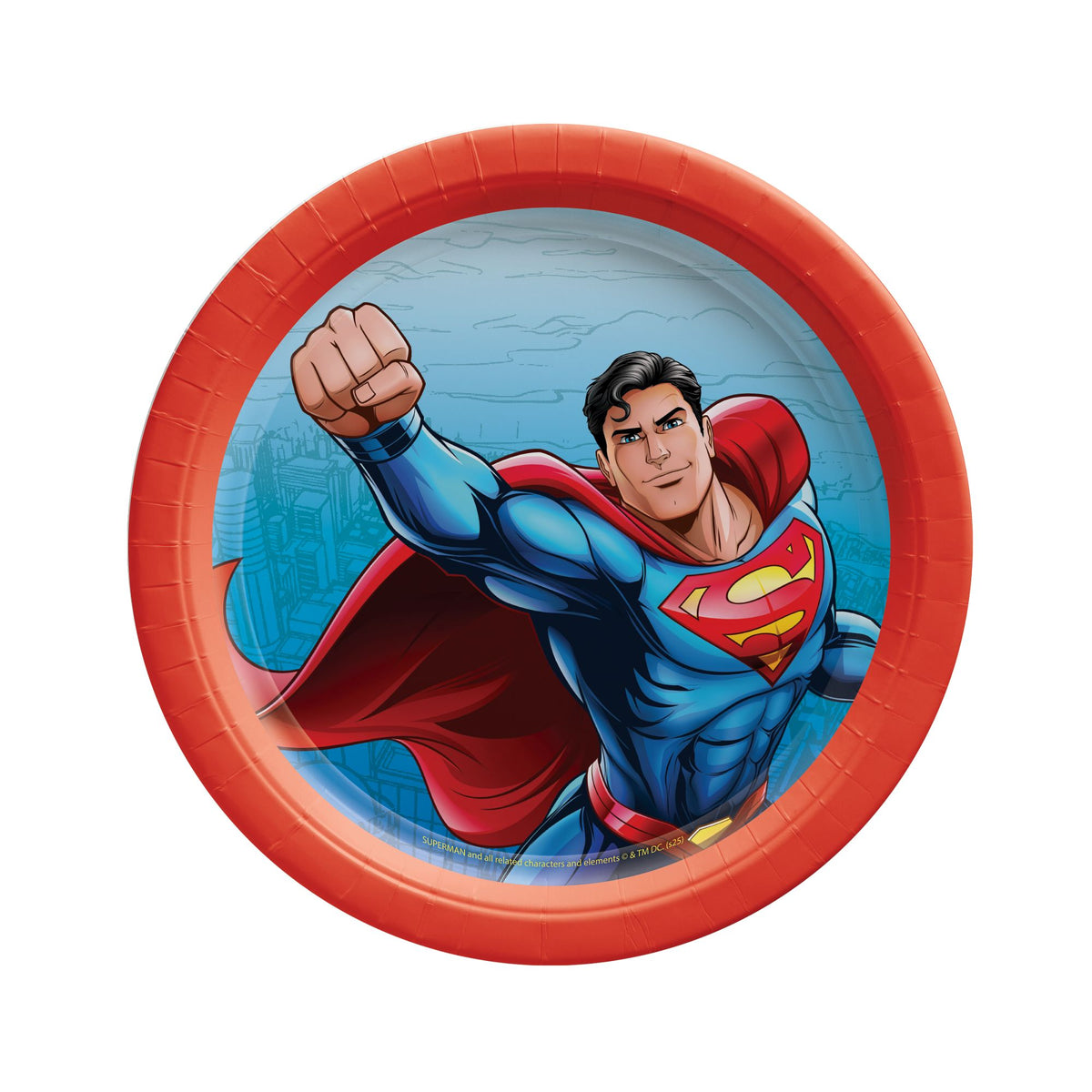 Superman 9" Round Plates