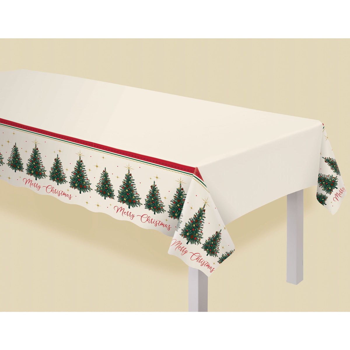 Elegant Evergreen Table Cover
