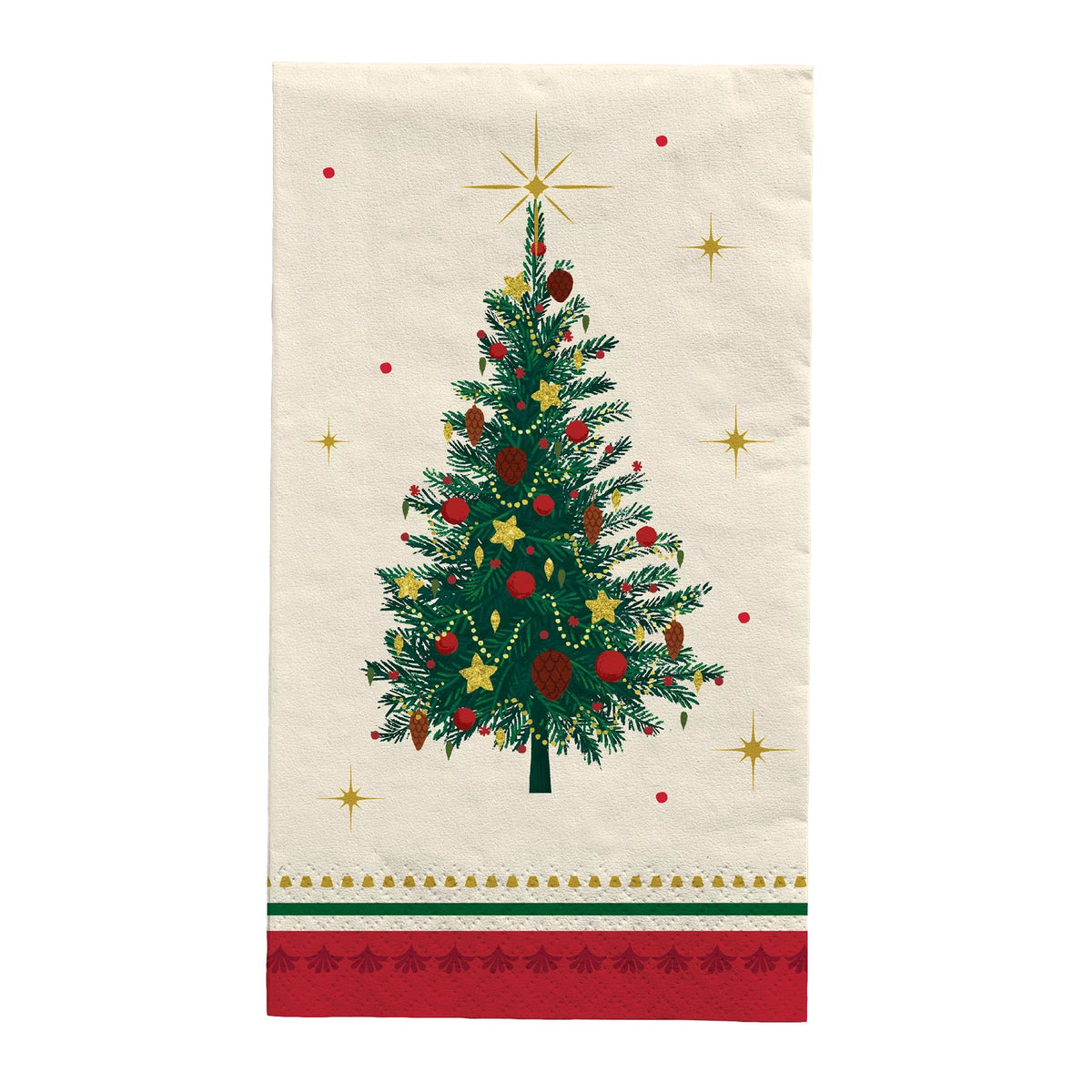 Elegant Evergreen Guest Towels