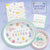 easter wishes plates and napkins