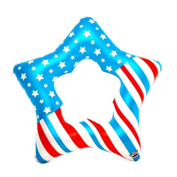 GIANT PATRIOTIC STAR POOL FLOAT