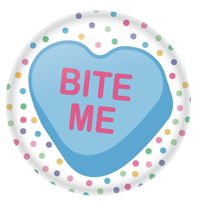 Bite Me Heart Button