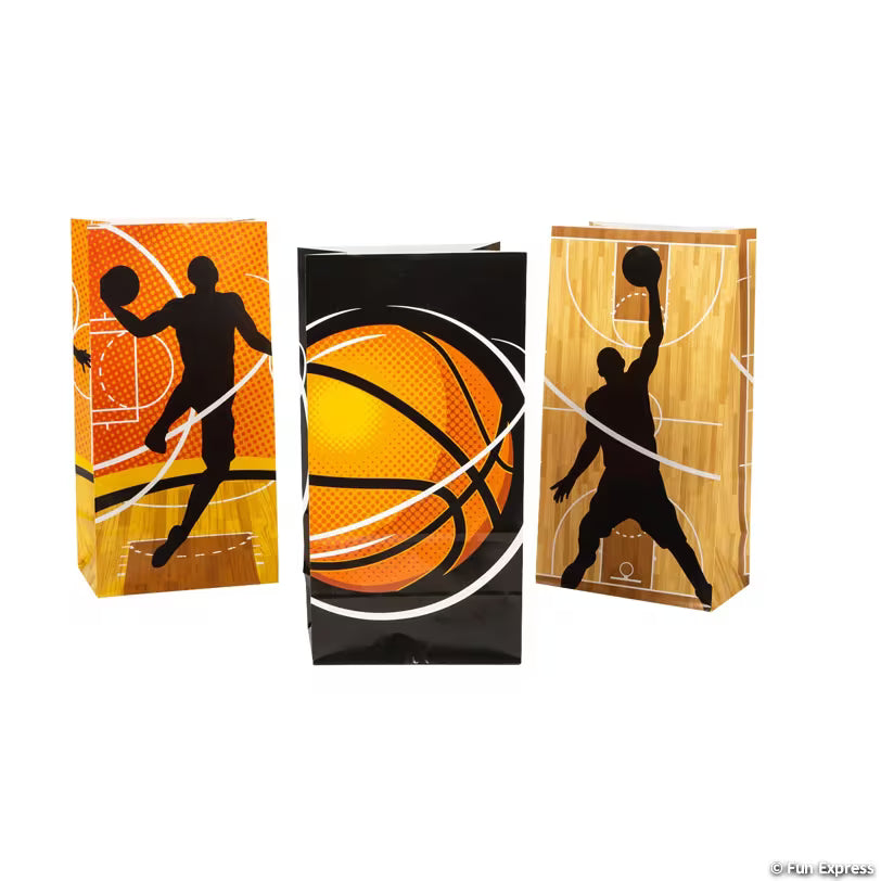 Basketball Treat Bags