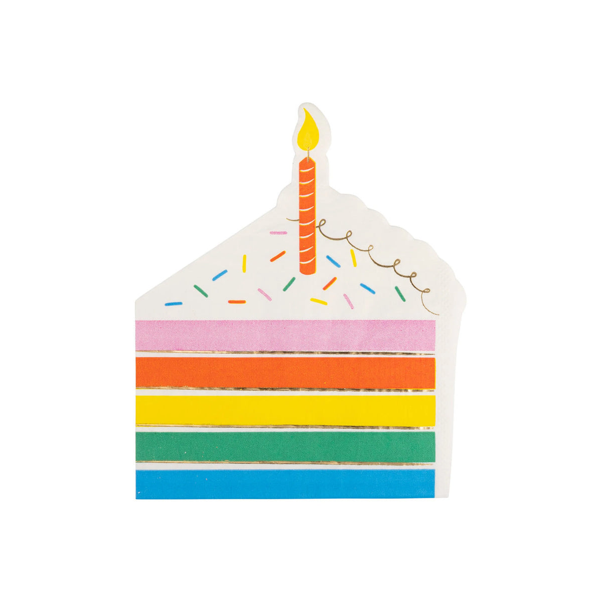 Cake Shaped Dinner Napkin