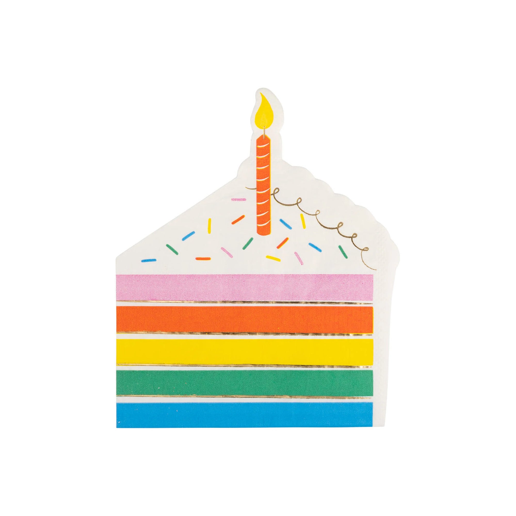 Cake Shaped Dinner Napkin